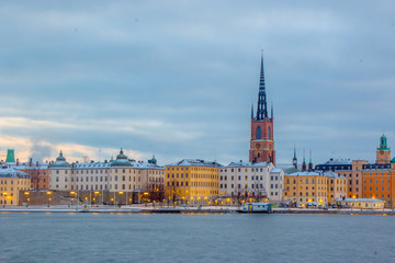 Fototapeta premium Stockholm Sweden in Winter
