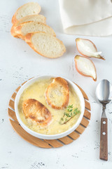 Bowl of onion soup