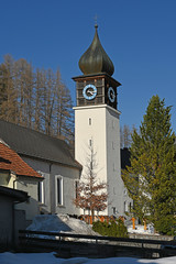Kirche St. Anian, Vättis, Kanton St. Gallen, Schweiz