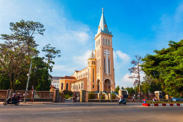 Fototapeta na wymiar St. Nicholas Cathedral in Dalat