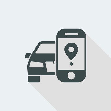 Smartphone navigator for car