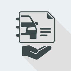 Automotive handbook documents icon