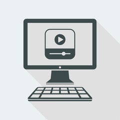 Media player on computer