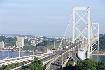Kanmon Bridge is large. - 関門橋