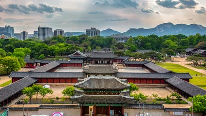 Fotobehang Changgyeonggung-paleis in Seoul, Zuid-Korea © sayan