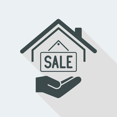 Obraz premium Real estate services icon