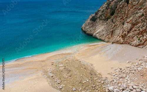Landscape Of Kaputas Beach In Kas Kalkan Antalya Turkey