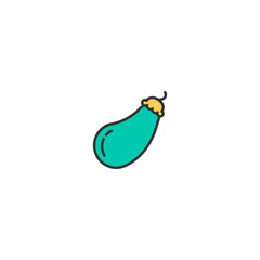 Aubergine icon design. Gastronomy icon vector design