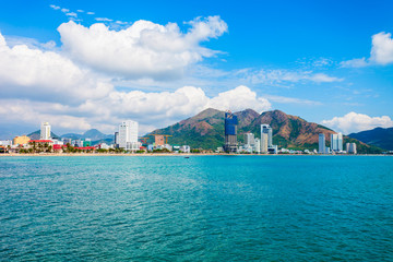 Fototapeta premium Nha Trang city panoramic view