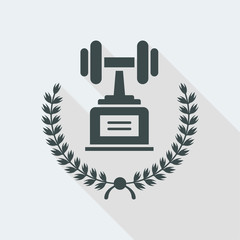 Gym cup winner icon