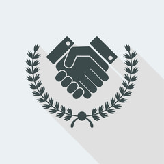 Official agreemet symbol icon