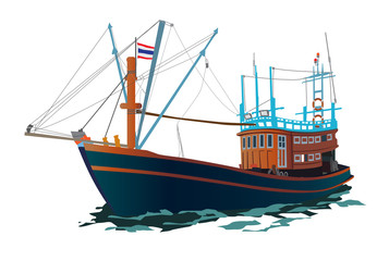 Thai Fishing Ship