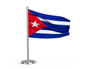Flapping flag Cuba