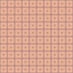 Vector seamless asian pattern with geometric elements