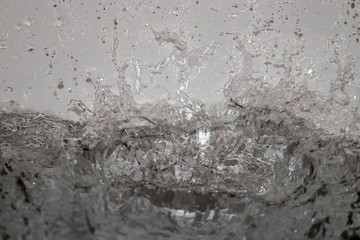 水　水しぶき　波