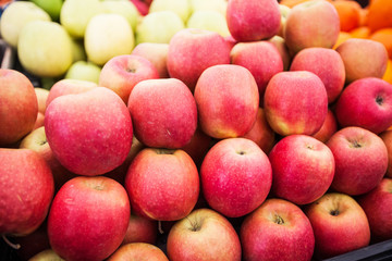  apples ready for sale at local farmers market