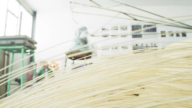 Modern Art installation of students working project. Shot on RED