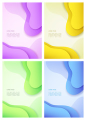 Abstract modern graphic elements