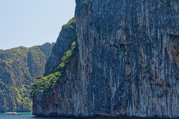 Beautiful Landscape in Thailand with sea and rocks