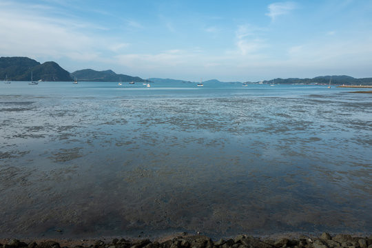 Low tide at Langkawi beach