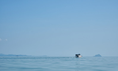 Beautiful Landscape in Thailand with sea and rocks