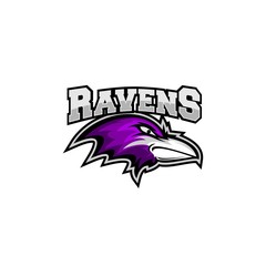 raven head logo sport