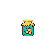 Honey icon design. Gastronomy icon vector design