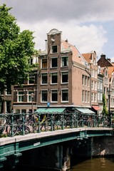 Amsterdam bike bridge