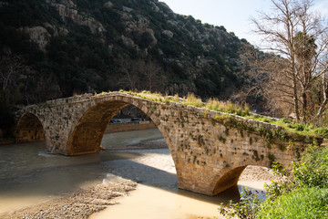 Medieval stone bridge, Beirut, Lebanon