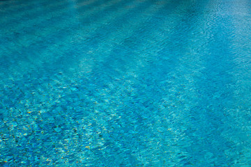 Water swimming pool pattern texture background. Background to insert images and text. Natural background with sun reflex