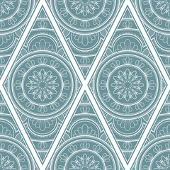 Line art seamless pattern for fabric or wrapping paper. Background with hand-drawn elements