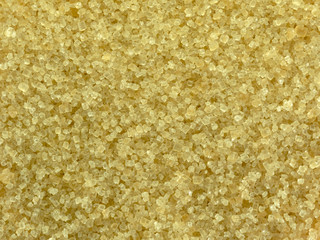 Close up of brown sugar texture. Natural sugar crystals for health
