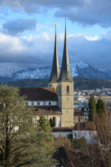 Hofkirche St. Leodegar, Luzern, Schweiz