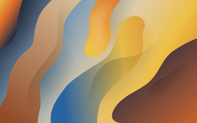 Wave abstract background vector