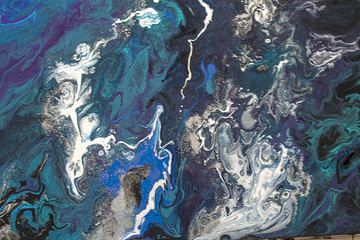 Fototapeta premium texture of acrylic paint with abstraction