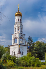 Russia, Krasnodar region. The bell towe of the female monastery.