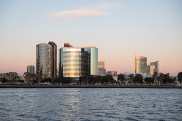 Fototapeta na wymiar San Diego skyline at Dusk