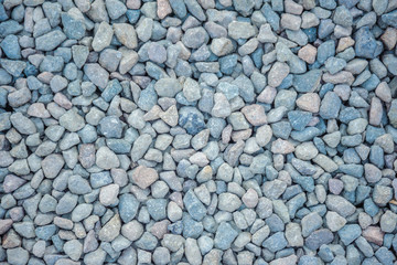 Pattern of gray and light stones close-up