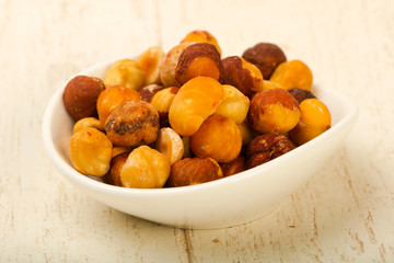 Hazelnut heap
