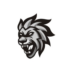 Lion Esport Mascot Logo Template