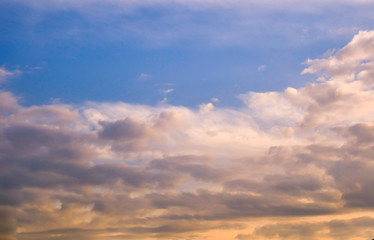 Fototapeta premium Clear sky background in summer