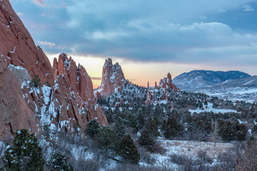 Garden of the Gods Twilight 6:18 am