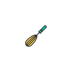 Whisk icon design. Gastronomy icon vector design