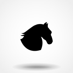 horse icon. animal sign. Graphic icon, logo.