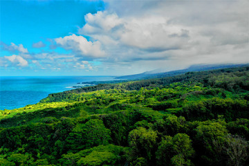 Fototapeta na wymiar Hawaii Luftbilder - Luftbildaufnahmen mit Drohne 