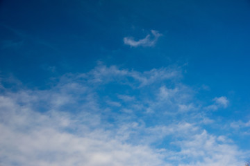 blue sky with clouds