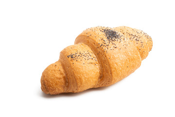 Big croissant isolated