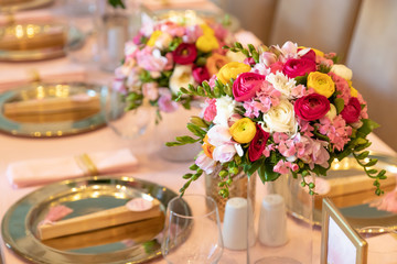 Baby shower dinner table 