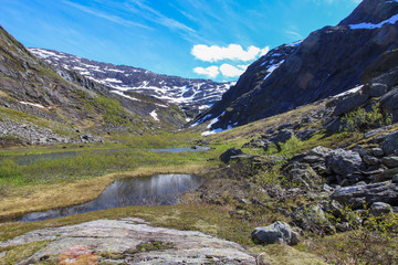Spring trip in the mountains of northern Norway
