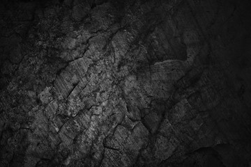 Macro photo of backlit salt stone. Background texture in black.